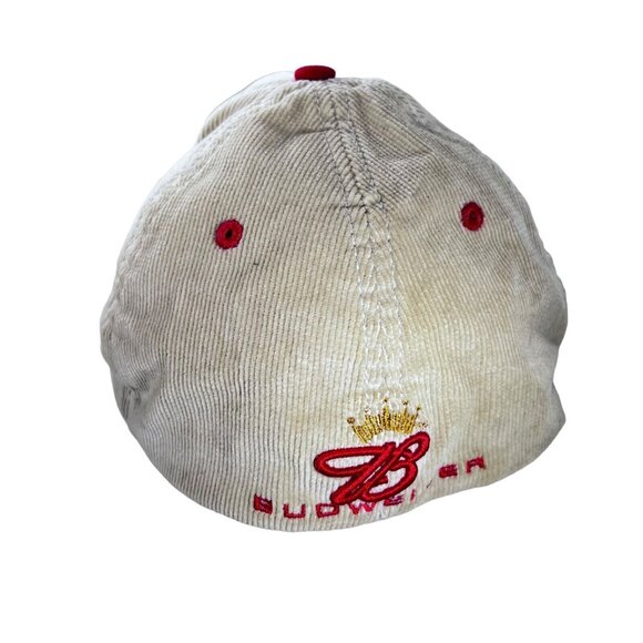 Dale Earnhardt Jr #8 Budweiser Hat Cap Corduroy NASCAR Chase Authentics Tan - Picture 4 of 12